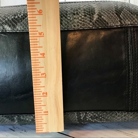 Cole Haan Hayden Kendra Snakeskin Tote Handbag - Picture 10 of 16
